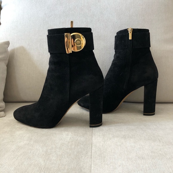 Salvatore Ferragamo Shoes - Salvatore Ferragamo high heel suede boots